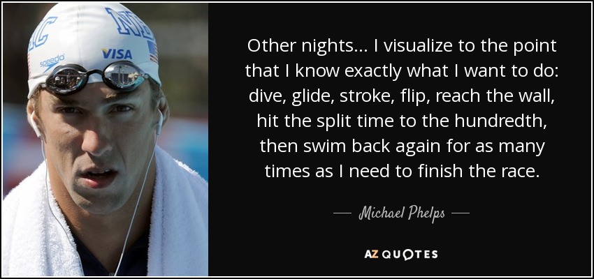 Michael Phelps on visualization